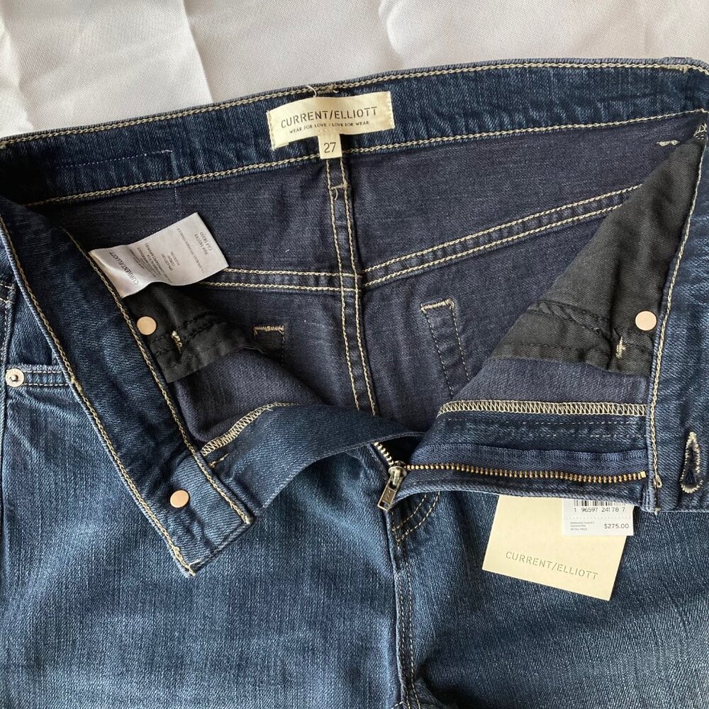 Current/Elliott The Promenade Bootcut Jeans Women's 27 Eclipse NWT - Picture 6 of 9